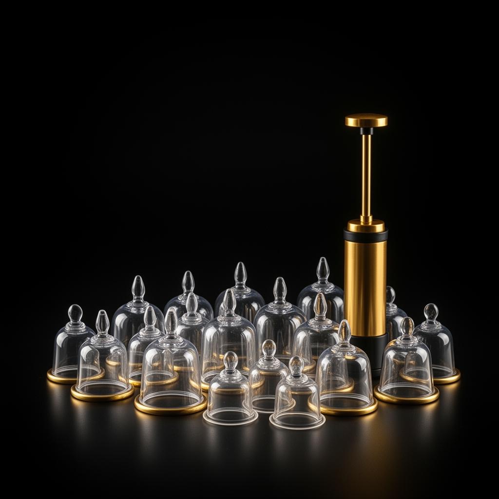 Professional Cupping Set with 24 Cups